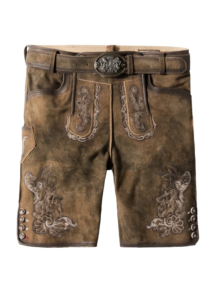Stockerpoint Lederhose Hans in hellbraun günstig kaufen