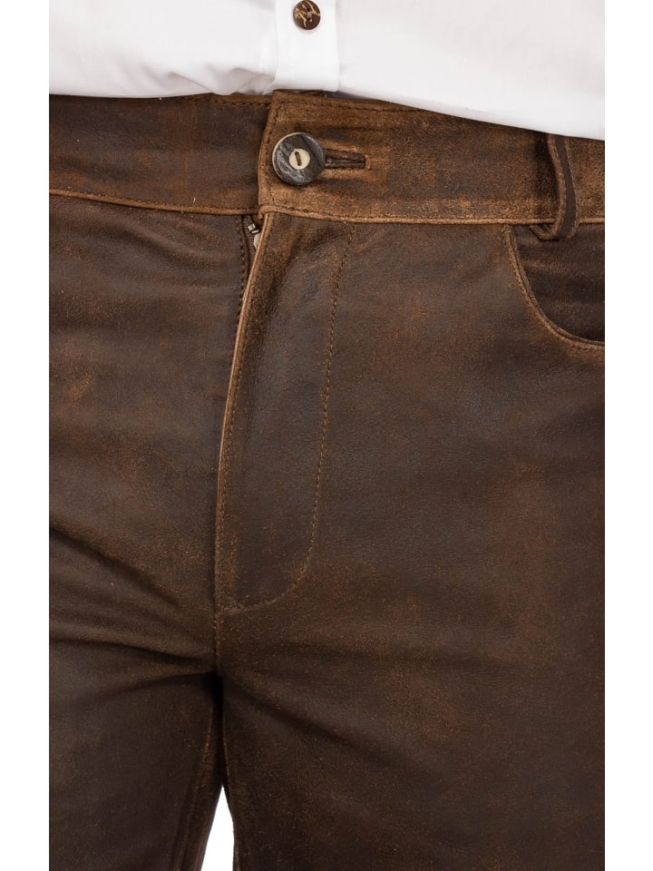 MADDOX Lederhose ARB in moos günstig kaufen