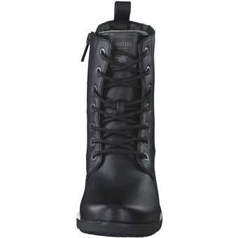 Mustang Schnürstiefelette in schwarz