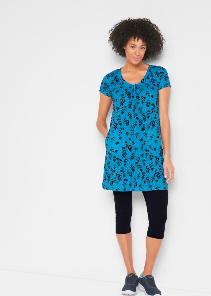 Kleid und Capri-Leggings (2-tlg.Set)