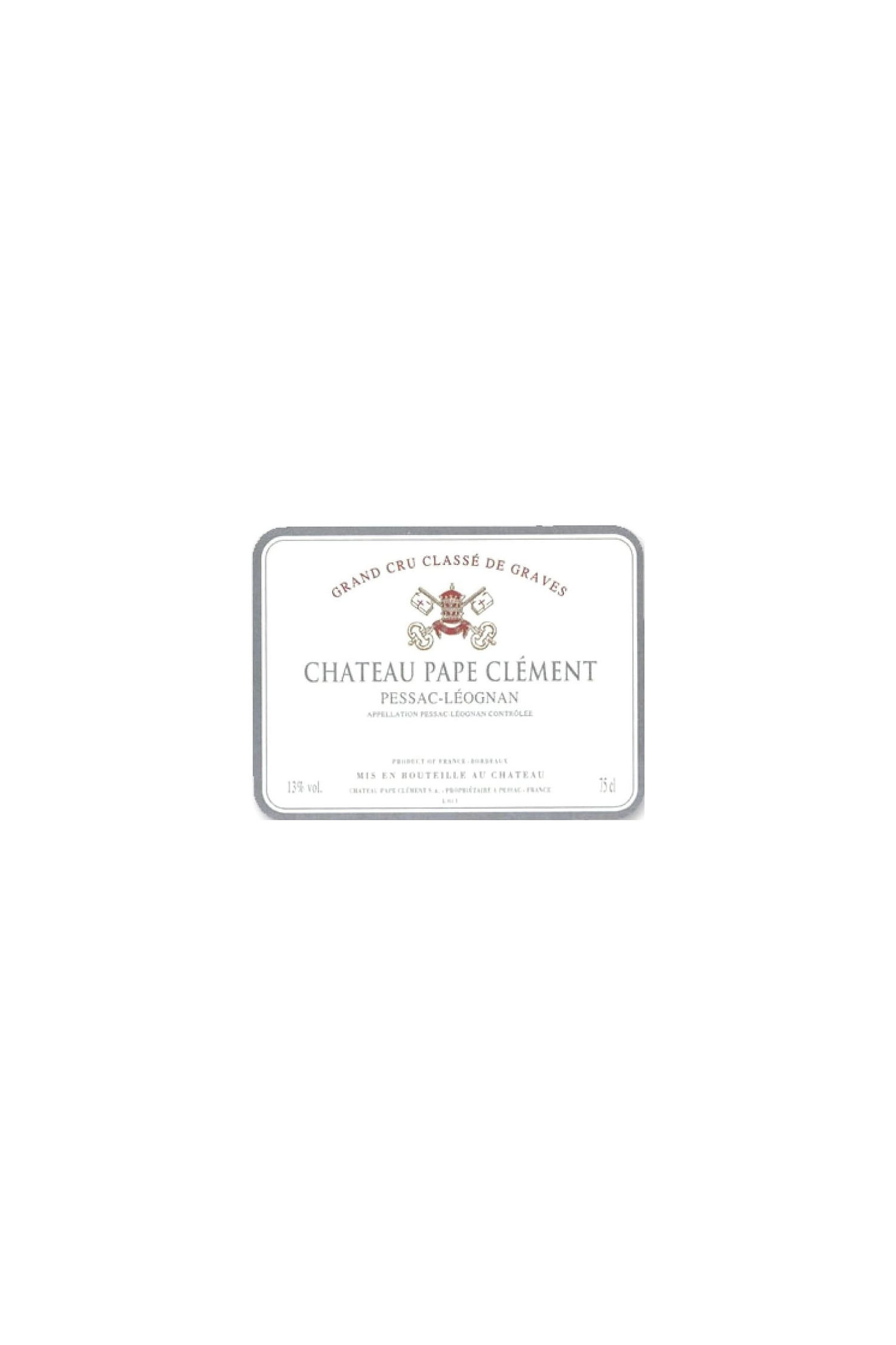 Château Pape Clement 1990, Pessac Leognan