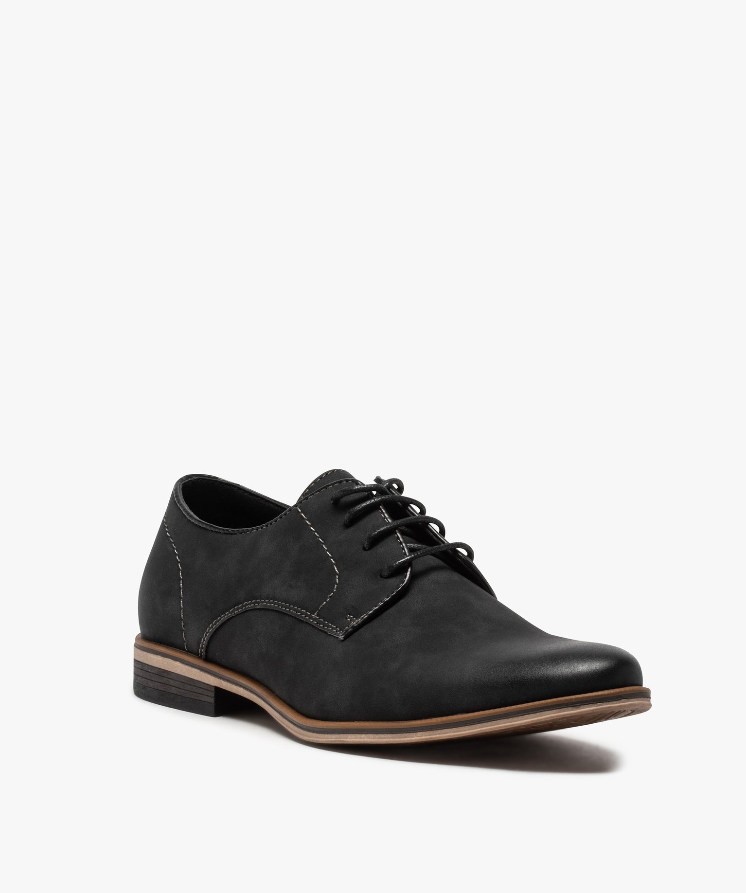 Derbies homme unis en matière mate gris | GEMO