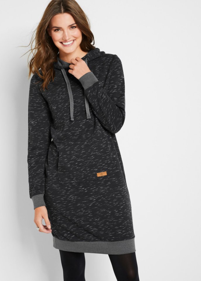 Sweatkleid mit Kapuze