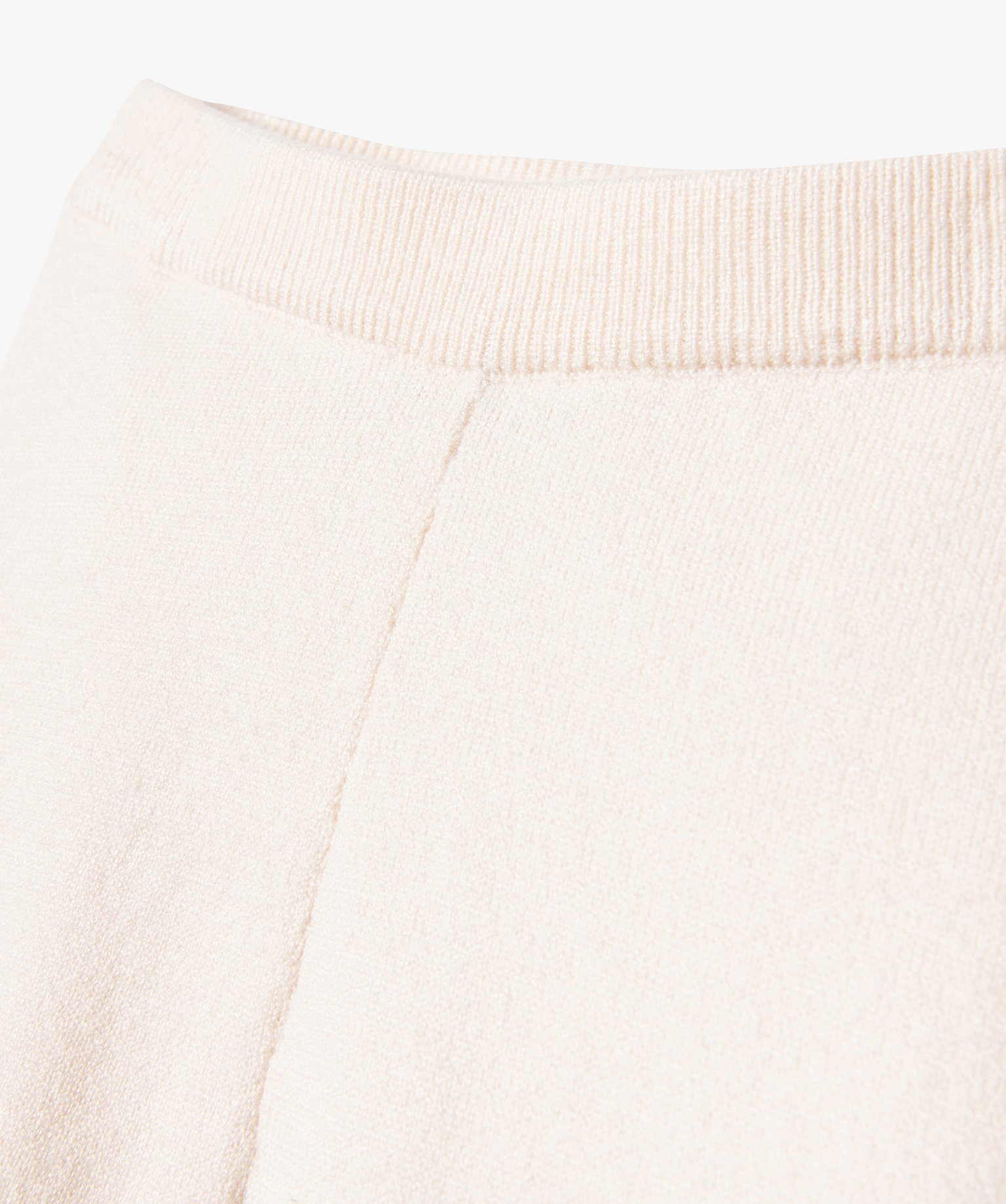 Pantalon en maille douce bébé fille ecru | GEMO