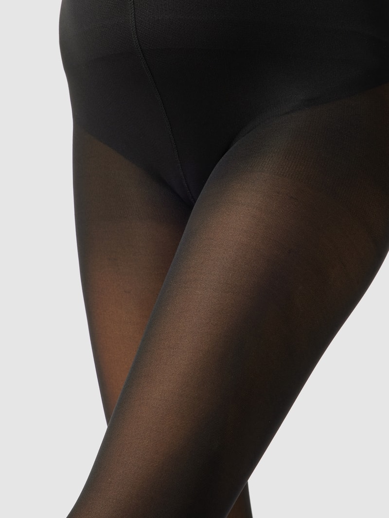 Umstands-Strumpfhose 50 DEN mit Stretch-Anteil im 2er-Pack in schwarz