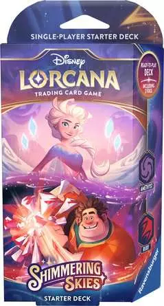 Disney Lorcana: Shimmering Skies - Starter Deck Amethyst and Ruby (Englisch)