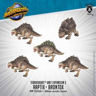 Monsterpocalypse Raptix & Brontox Terrasaur Units (Resin) (EN)