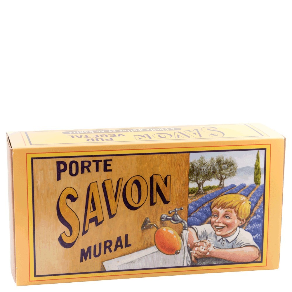 La Savonnerie de Nyons Jabón gyratorio de verbena con soporte de latón, 260 g