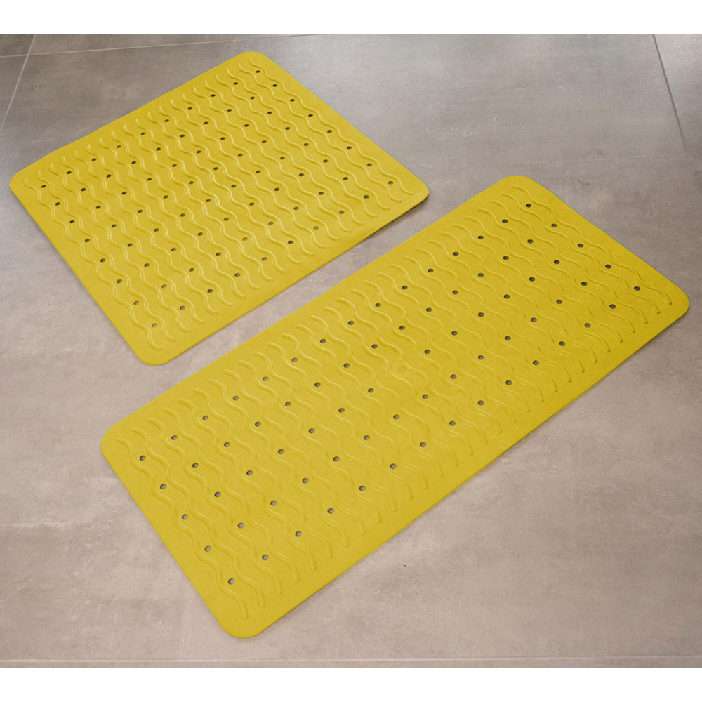Ridder Duscheinlage Playa ca. 54x54 cm, hellgelb, 100% TPE