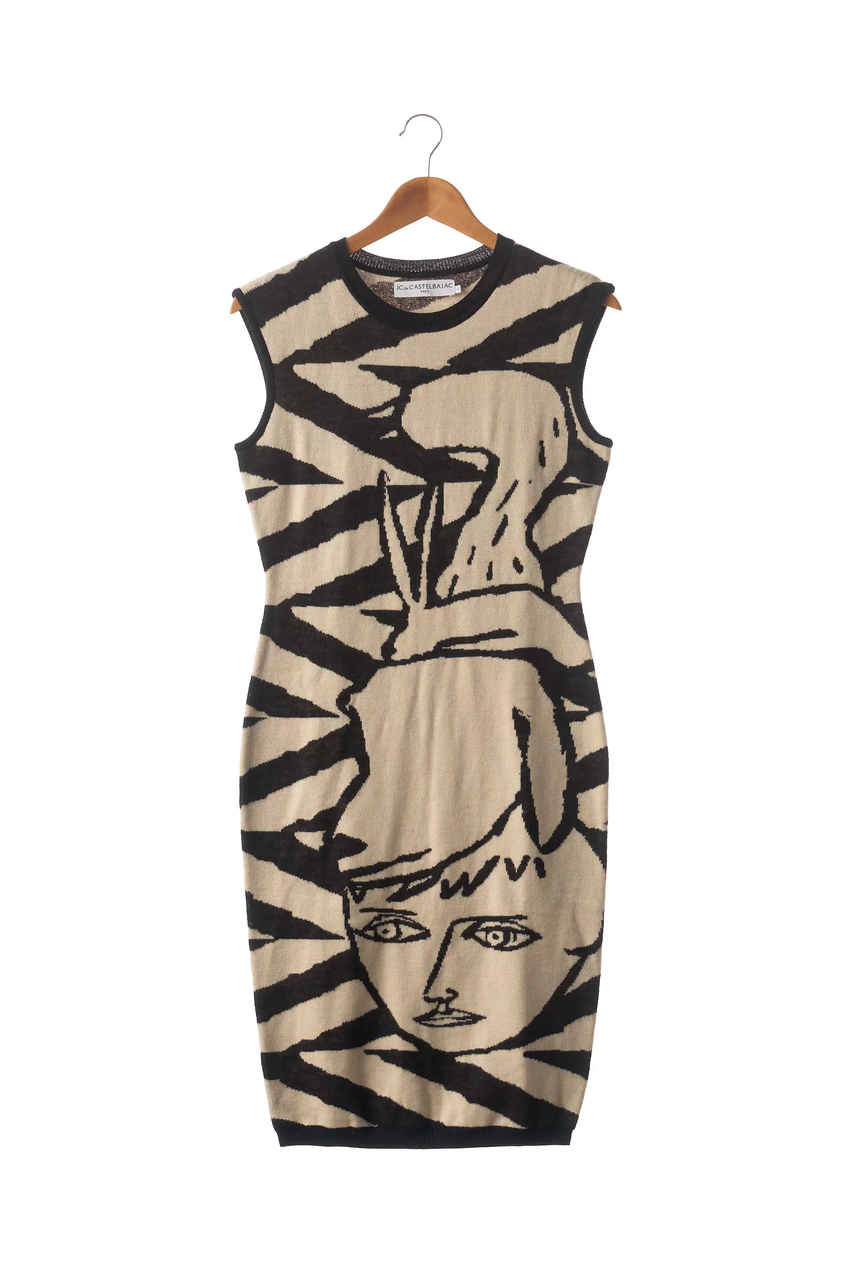 Jc De Castelbajac Robes Pulls Femme couleur noir