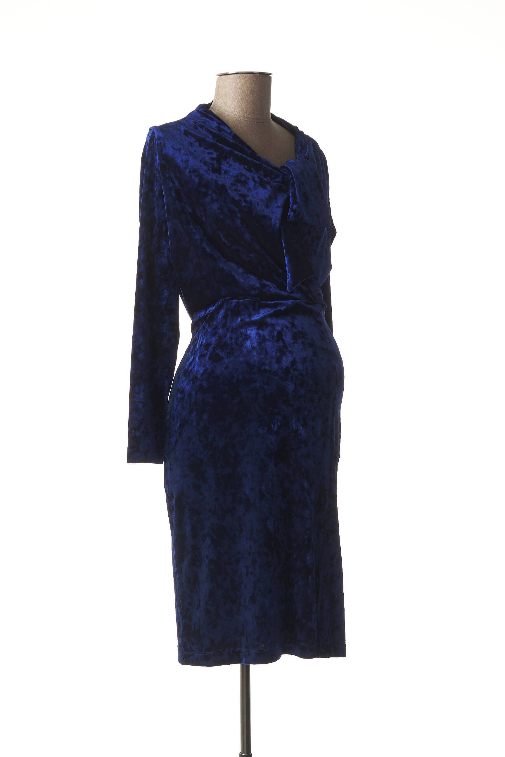 Fragile Robes Maternite Femme couleur bleu
