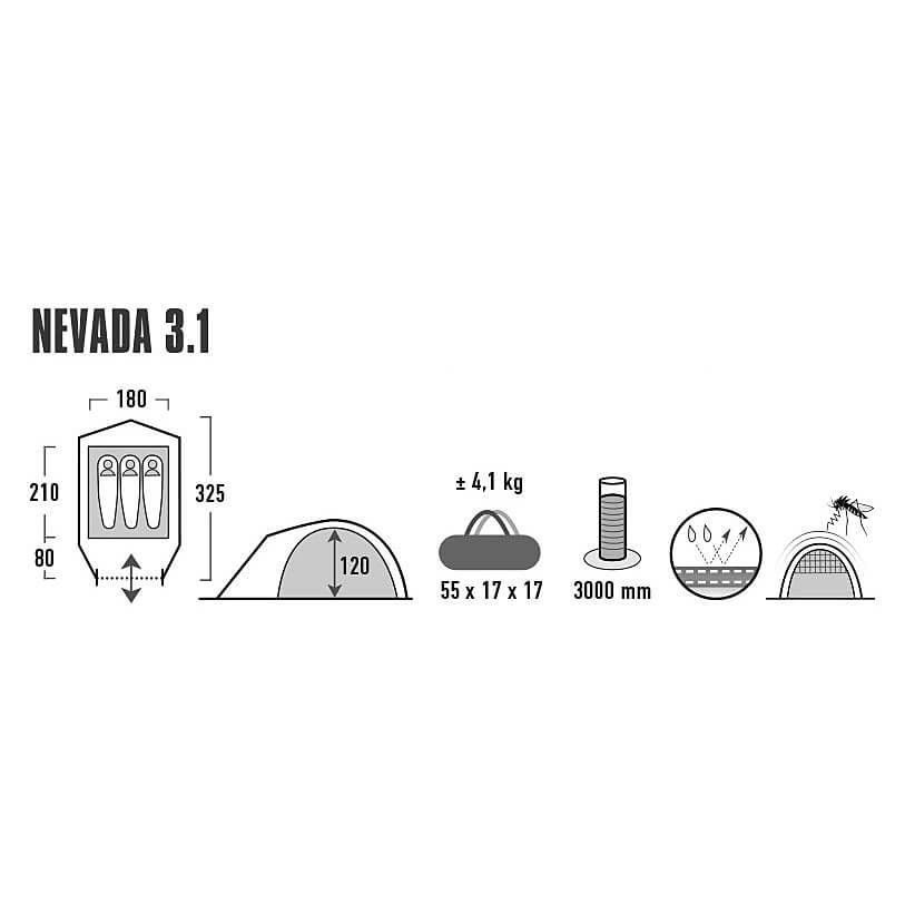 Kuppelzelt Nevada 3.1