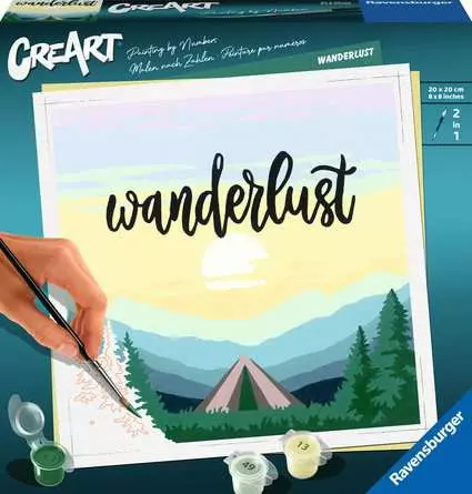 CreArt Wanderlust - Malen nach Zahlen für Erwachsene