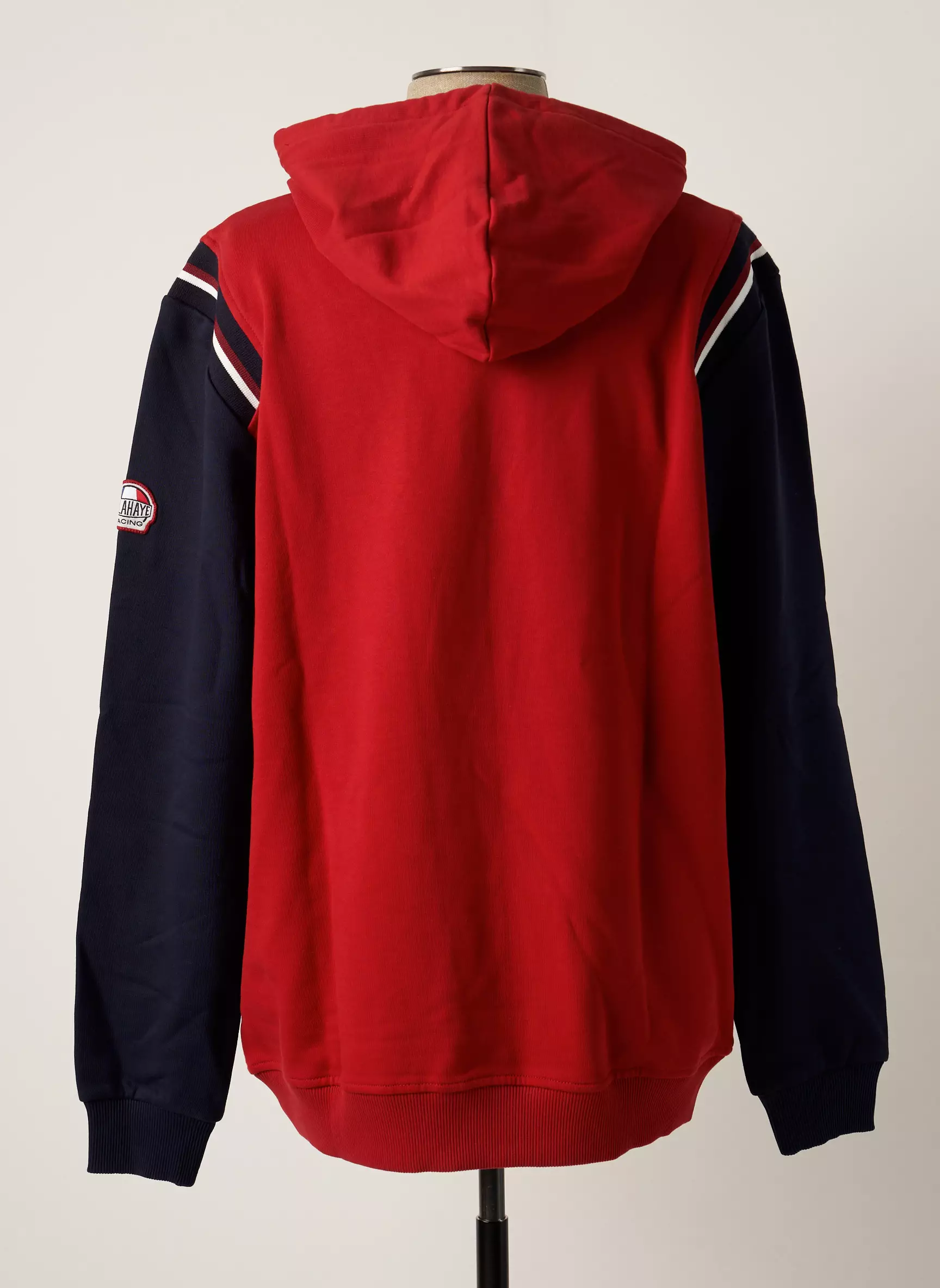 Delahaye Sweat Capuche Homme couleur rouge