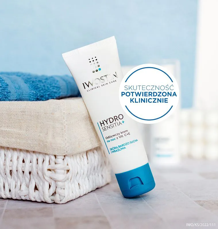 Iwostin Hydro Sensitia noćna krema s vitaminima C i E