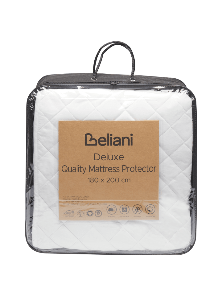 Beliani Topper VILLUERCA in Weiß - (W) 200 x (H) 1 x (L) 180 cm günstig kaufen onesize