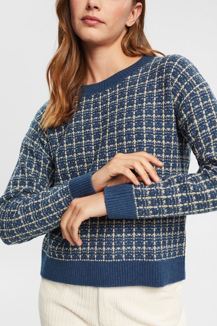 Pullover mit Karomuster