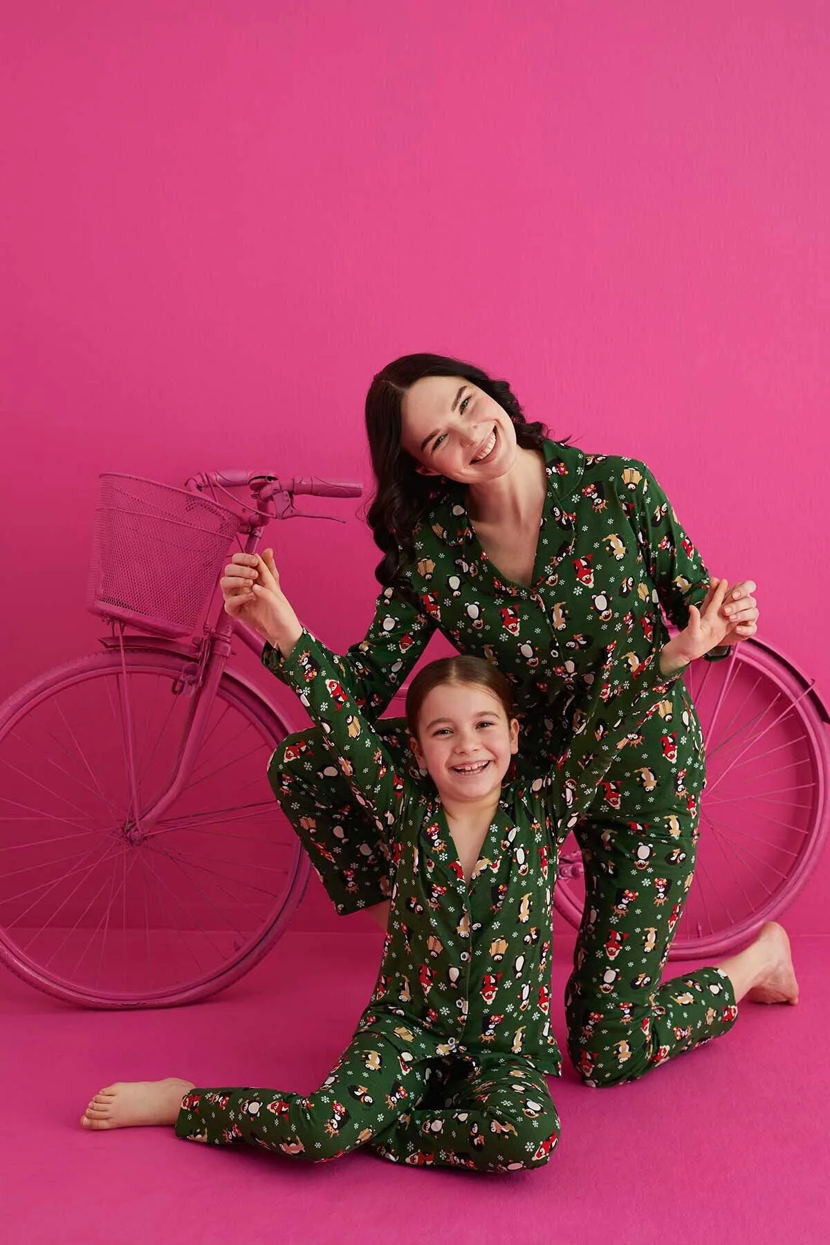 STRAWBERRY  Pyjama-Set aus Baumwolle mit Knöpfen
