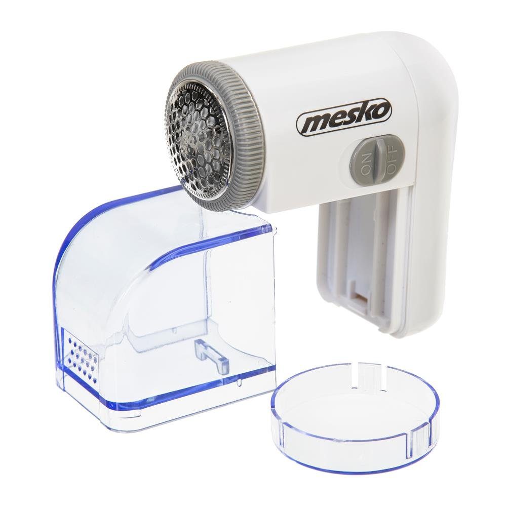 Mesko Fusselrasierer MS 9610, Fusselentferner, Stoffrasierer, Fusselrasierer, für Kleidung Plüschtier Tischdecken und Hosen, Fussel Knoten und Pilling entfernen, weiß