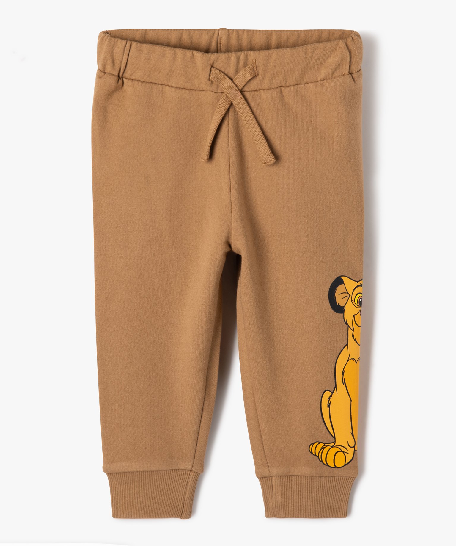 Pantalon en molleton imprimé Le Roi Lion bébé Garçon - D... marron | GEMO