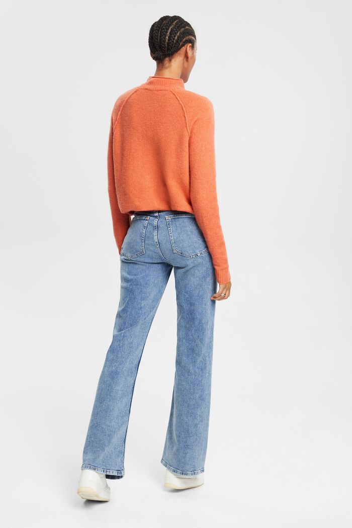 Jeans mit geradem Bein und mittlerer Bundhöhe