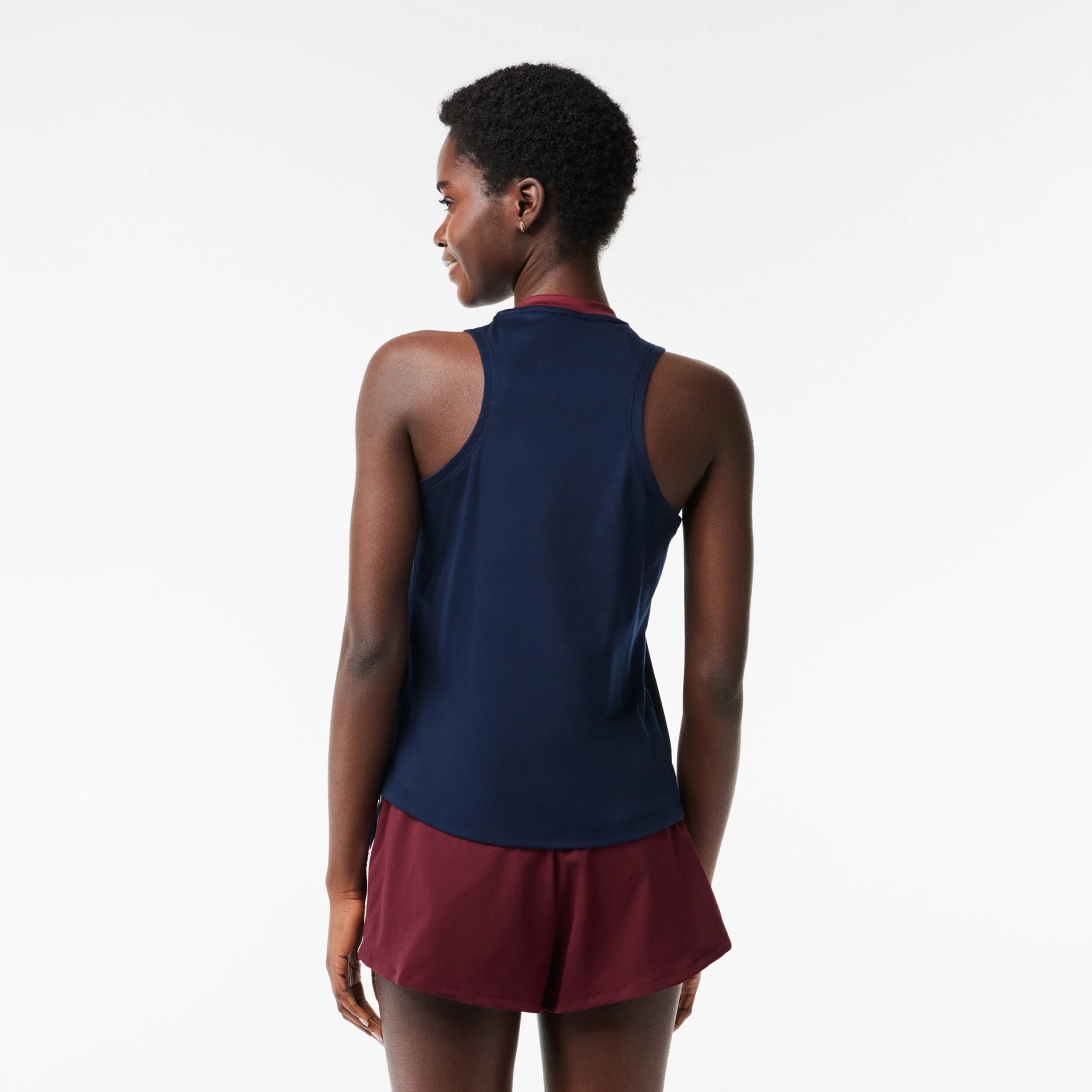 Active Performance Tank-Top Damen - Dunkelblau, Dunkelrot