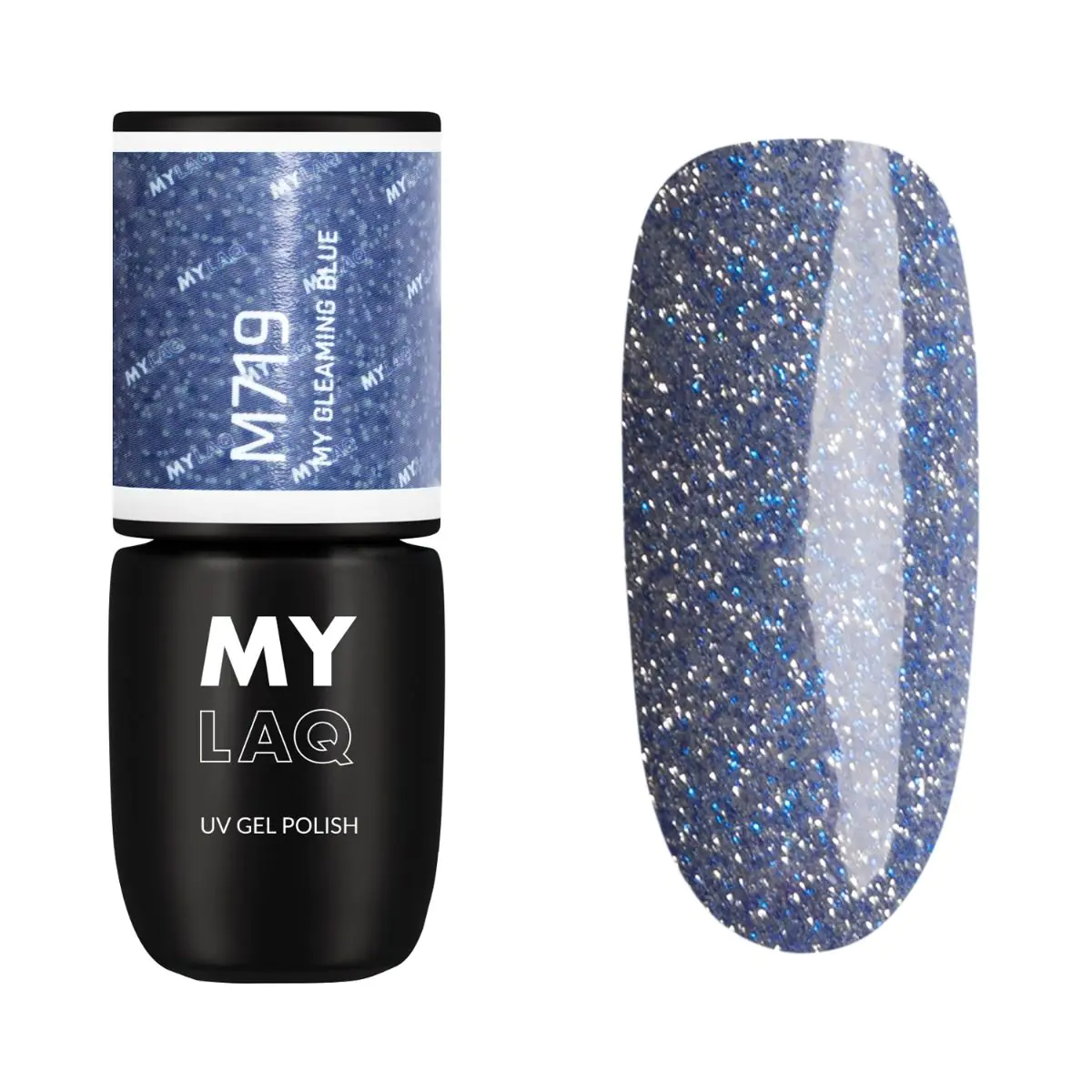 Mylaq hibridni lak za nokte, My Gleaming Blue