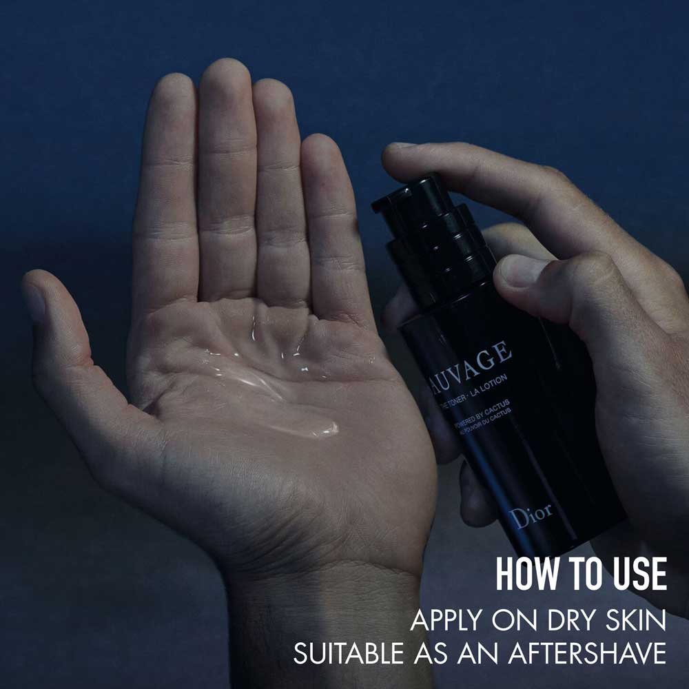 DIOR Sauvage Gesichtslotion mit Kaktusextrakt