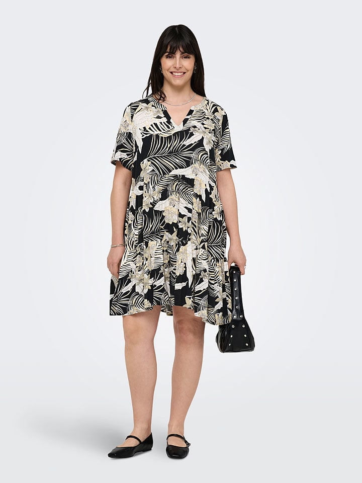 ONLY Carmakoma Kleid in Beige günstig kaufen