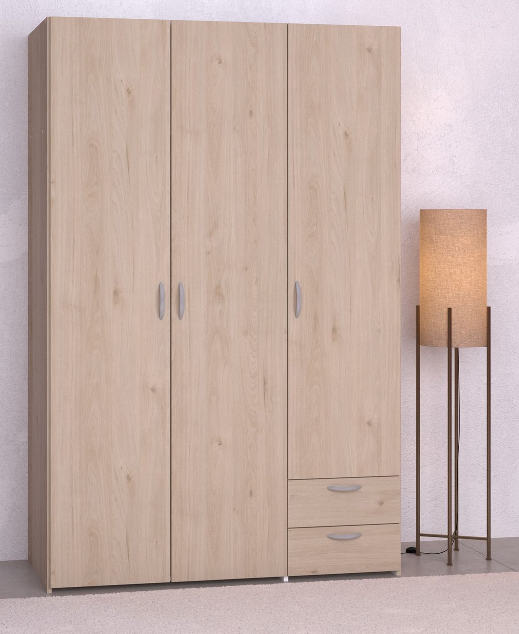 Parisot Kleiderschrank, Daily 12, 3-türig, Eiche