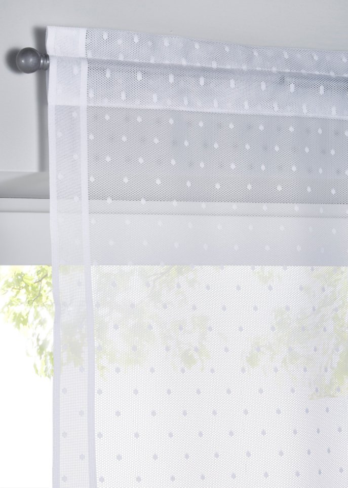 Jacquard Panneaux mit Punkten (1er Pack)