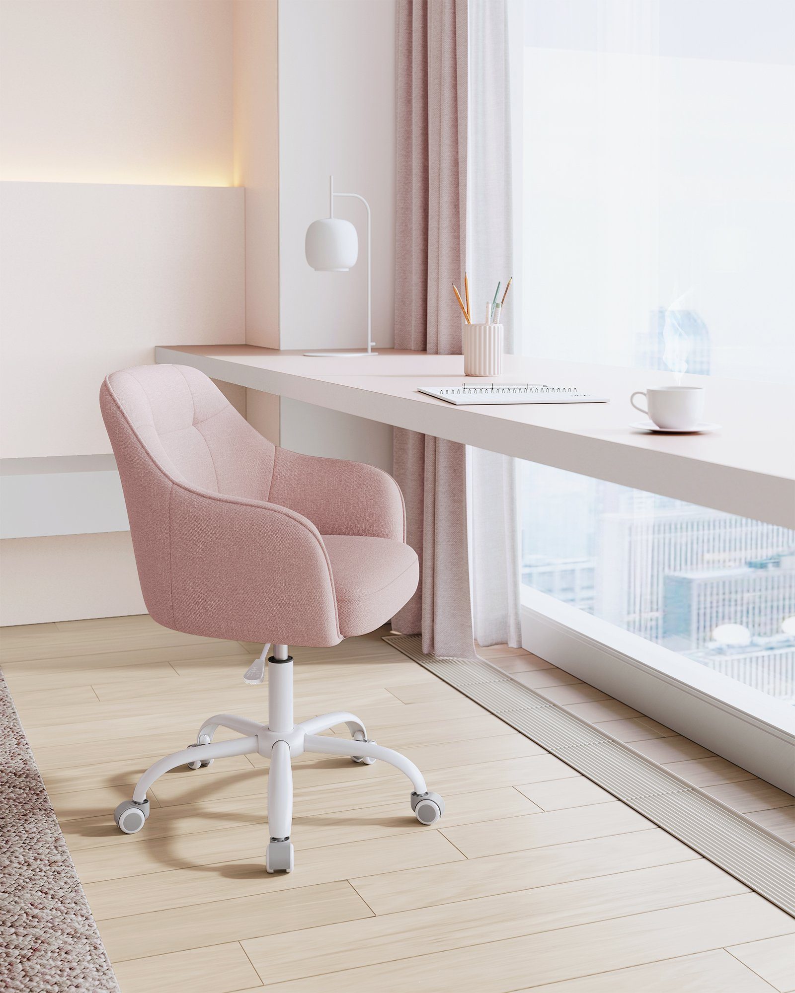 SONGMICS Bürostuhl (1 St), höhenverstellbar, atmungsaktiv, Home-Office