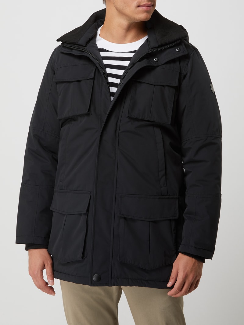 Vancouver 870 Funktionsjacke mit abnehmbarer Kapuze in schwarz
