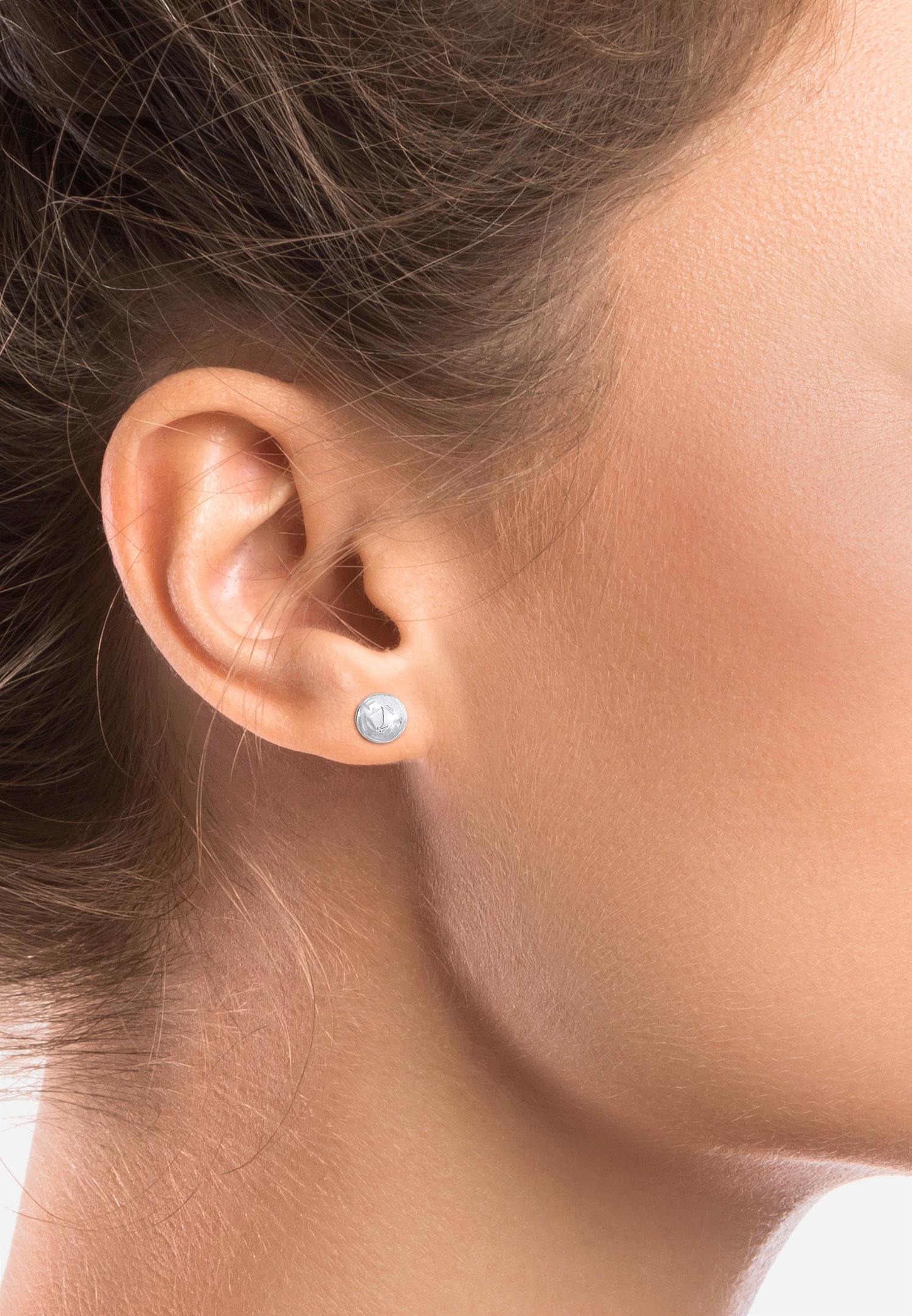 Elli Balle Trend Asymétrique Boucles d'Oreilles Femme – Argent (925/1000)