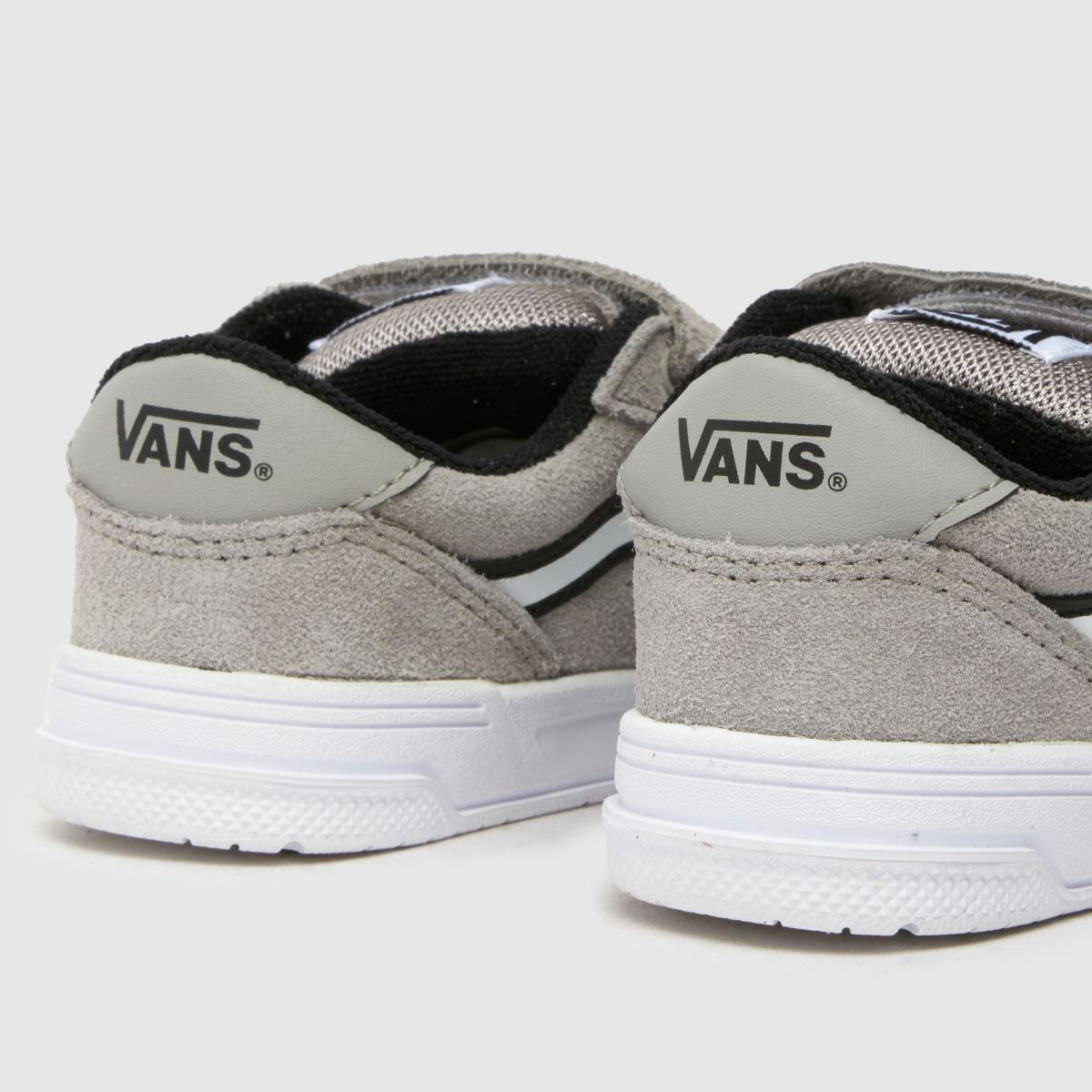 Vans szürke és fekete hylane v kisgyermek cipők