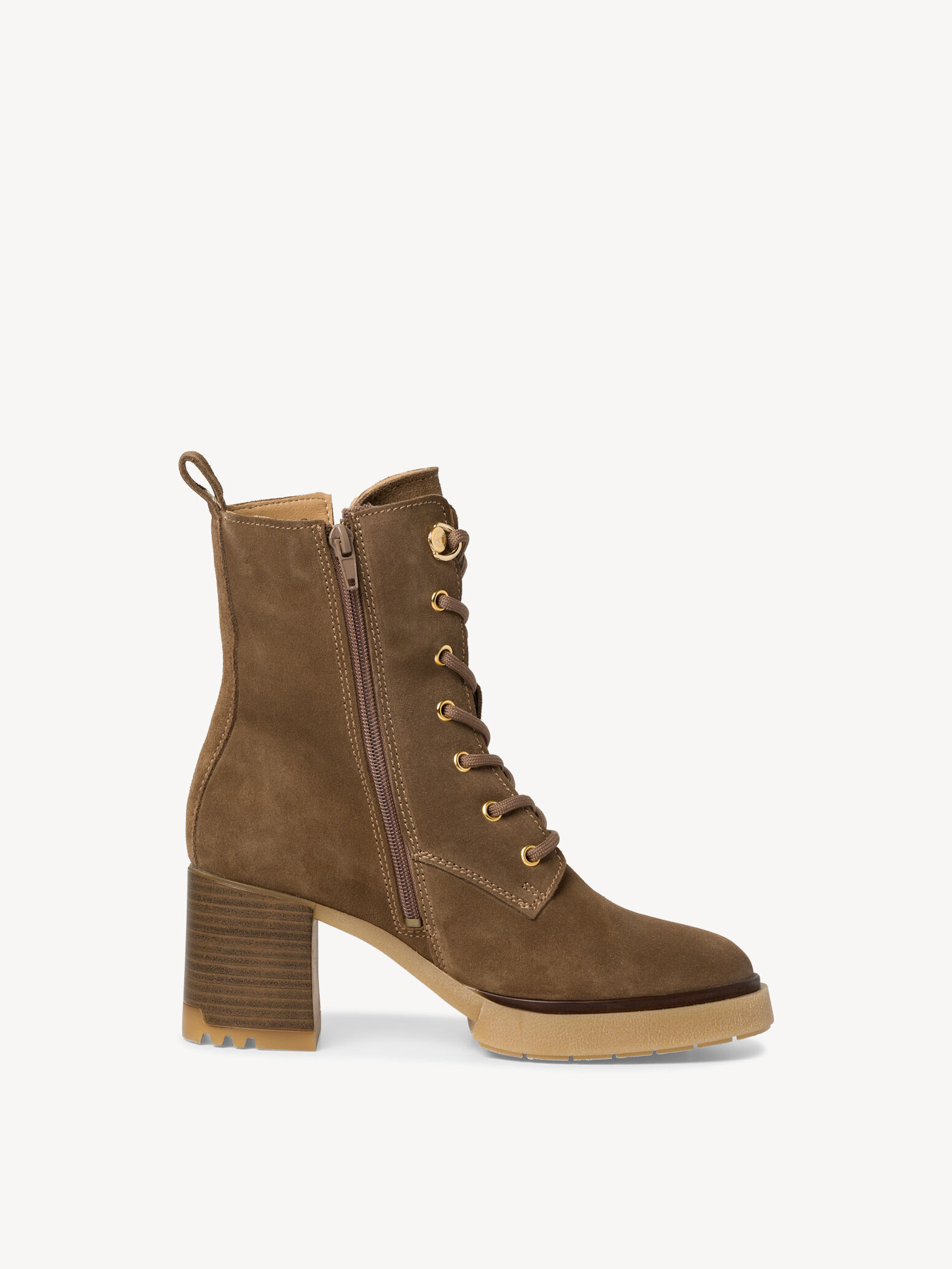 Bottine en cuir - marron