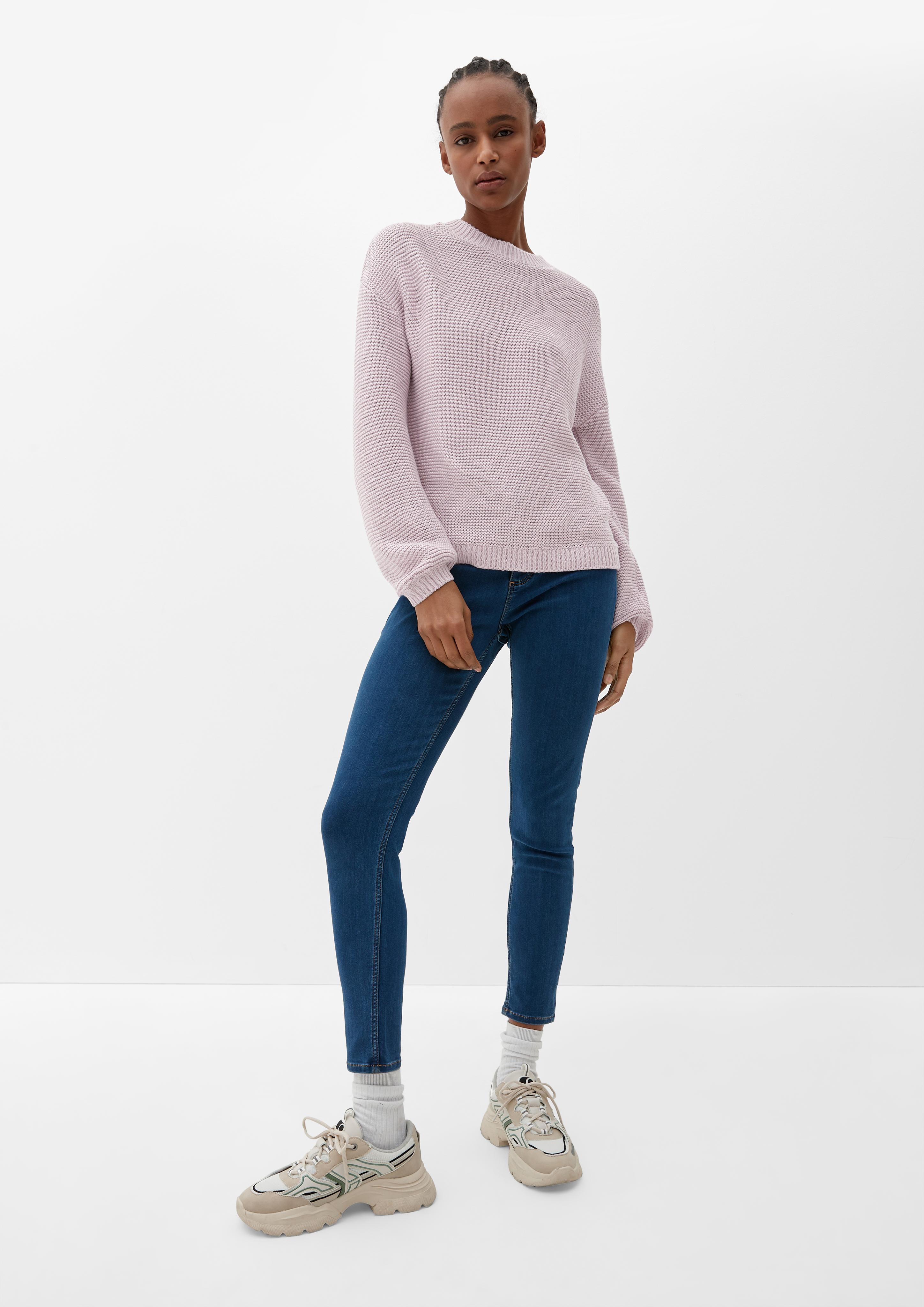 Strickpullover mit Rundhalsausschnitt  2127844-4132