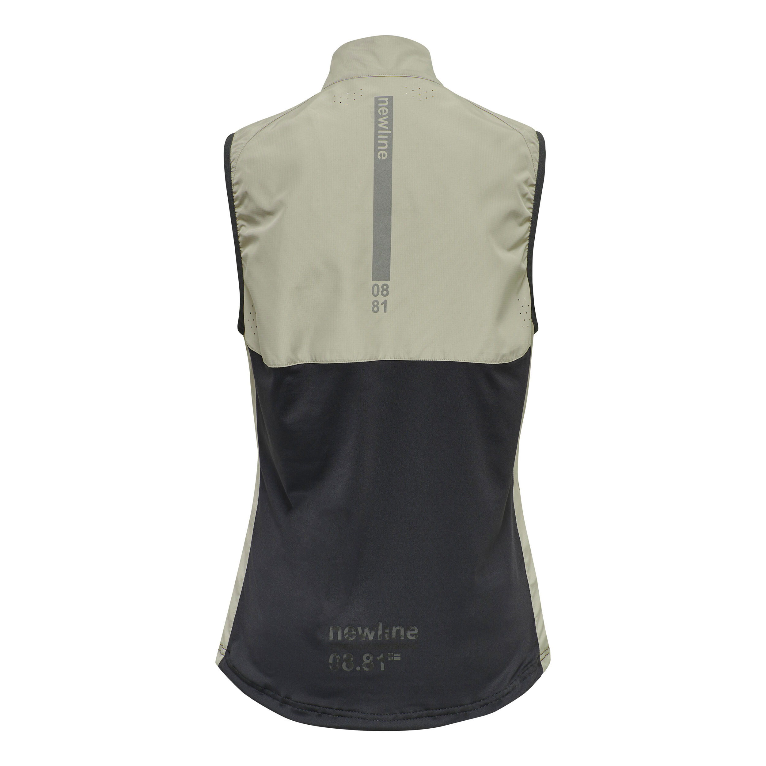 Gilet Laufweste Damen - Grau, Schwarz