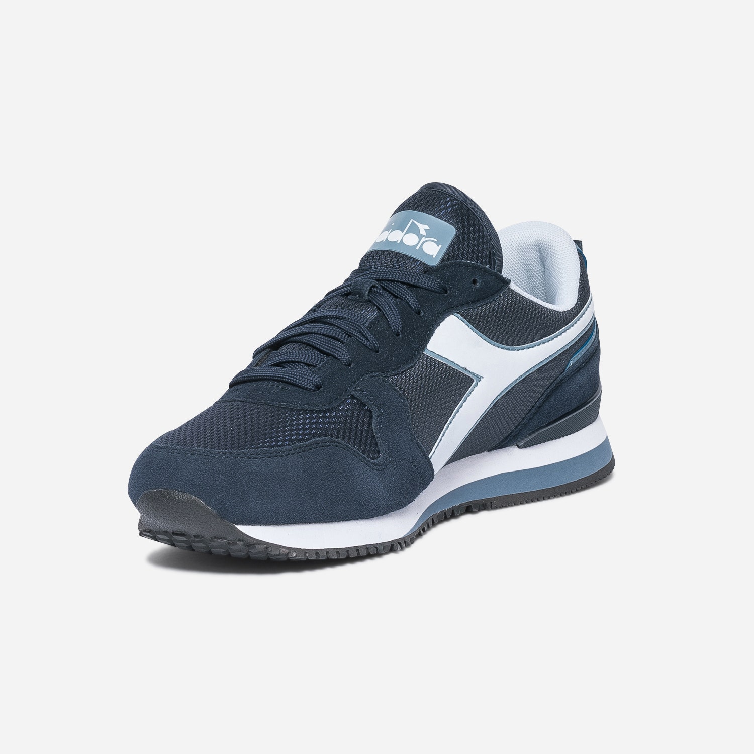 Tennis DIADORA bleu marine bi matière