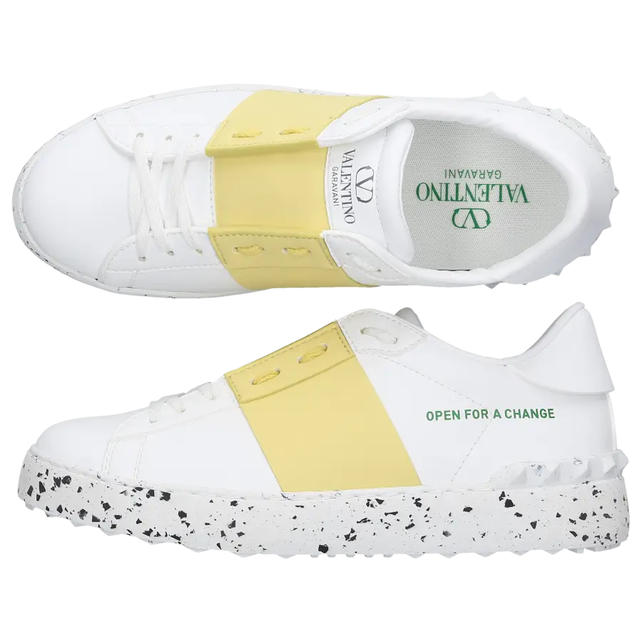 Valentino Garavani - Sneaker low OPEN Biologisches Material - weiß
