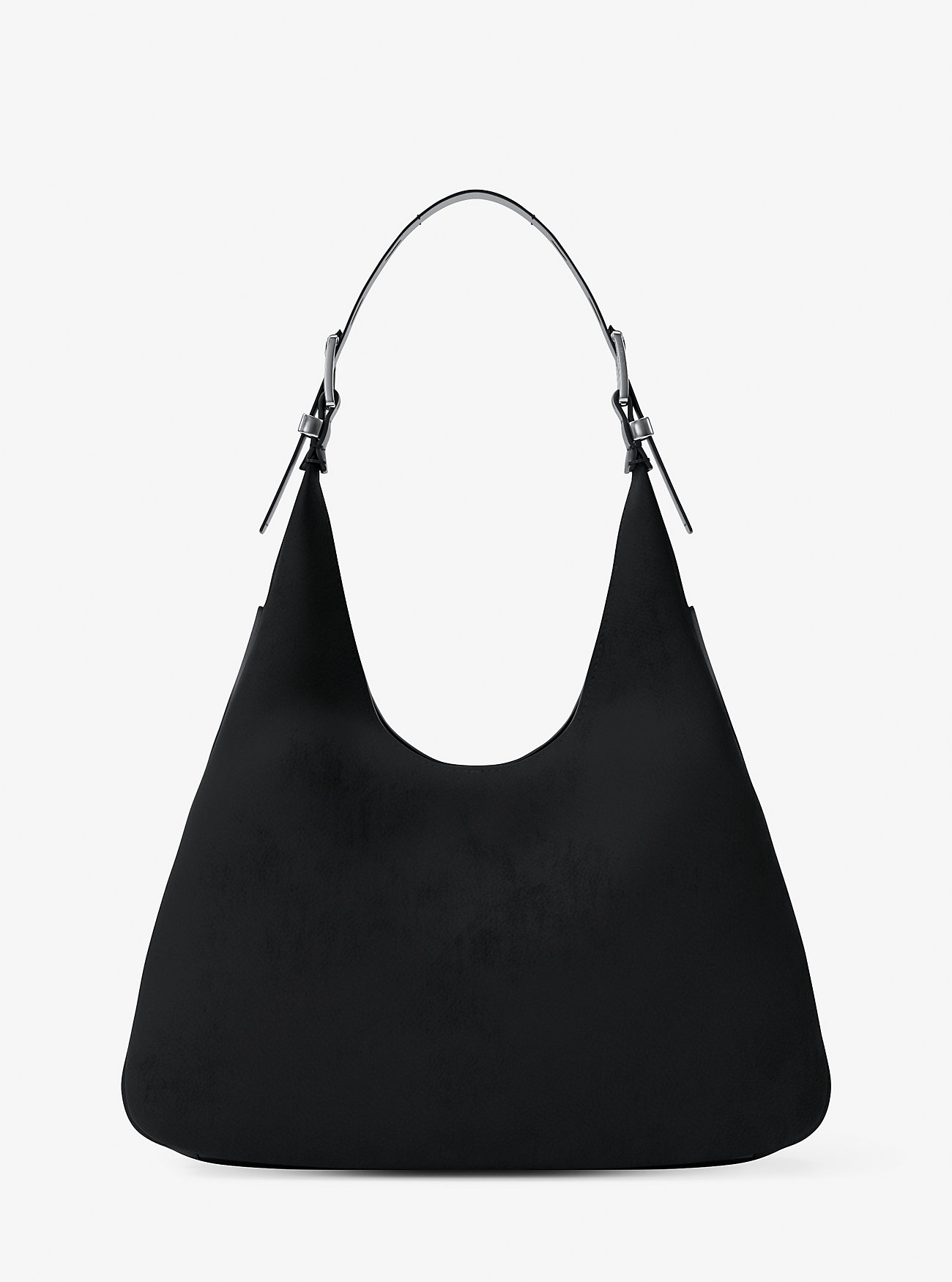 Nolita Stor Nubuck Hobo Skulderveske - SVART