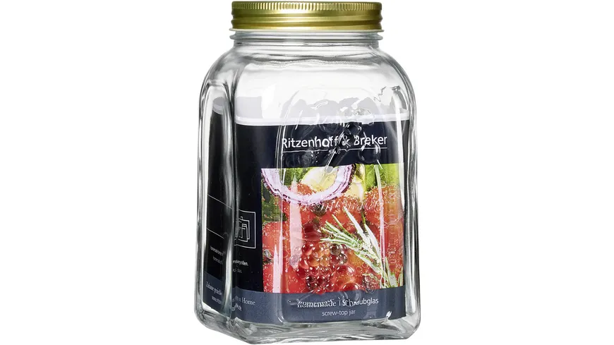 Ritzenhoff & Breker Homemade Dose 1,5l transparent