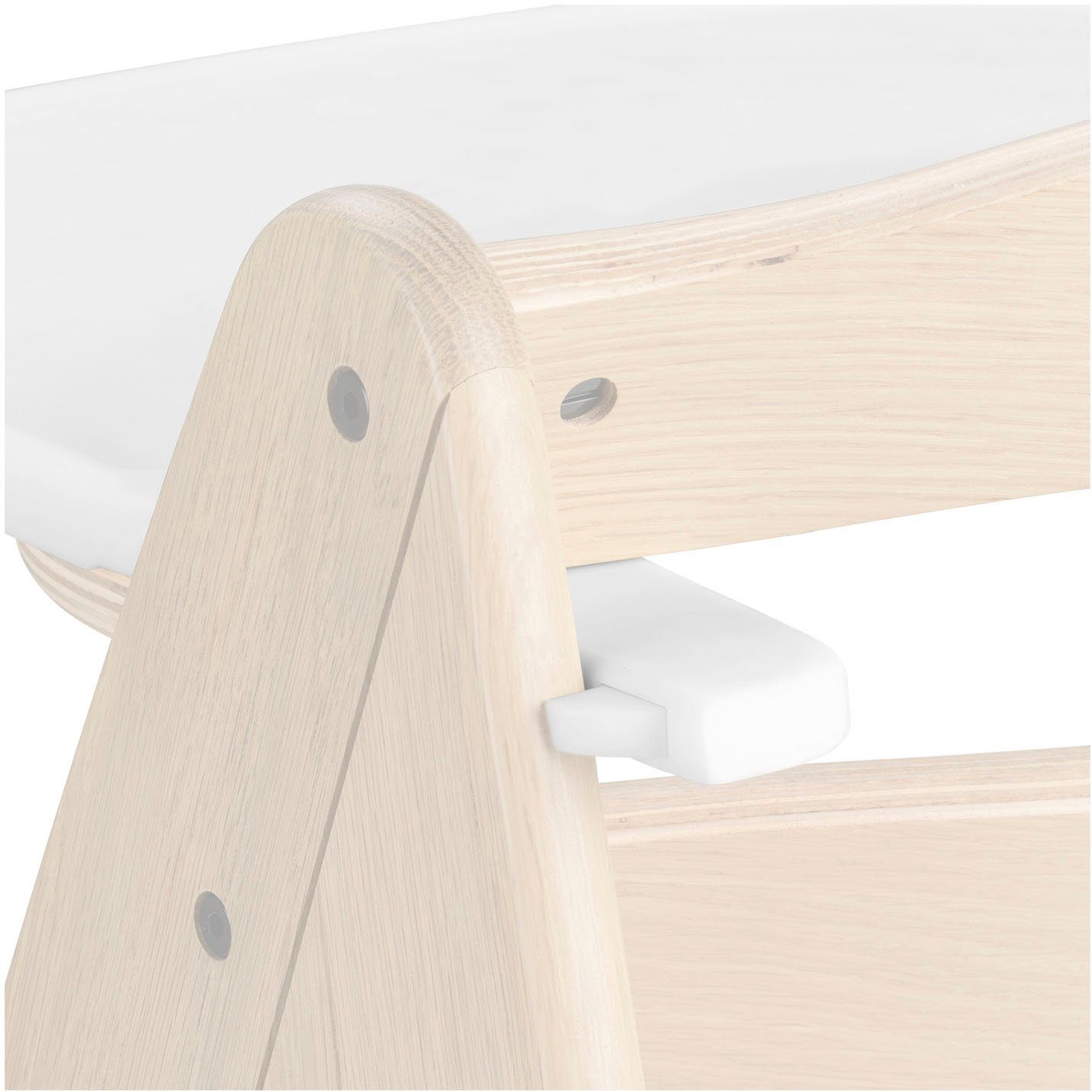 Hauck Hochstuhltablett Arketa Click Tray, White, Kunststoff, aus recyceltem Material