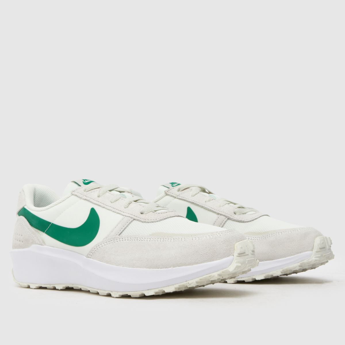Nike – Våffeldebut – Gröna, flerfärgade sneakers