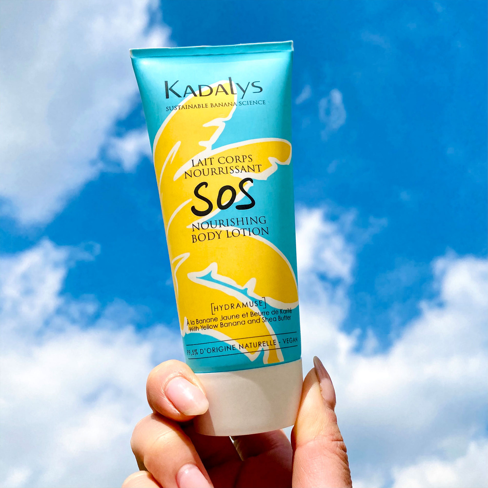 Kadalys Lait Corps Nourrissant SOS à la Banane J aune Lait Corps Nourrisant et Apaisant
