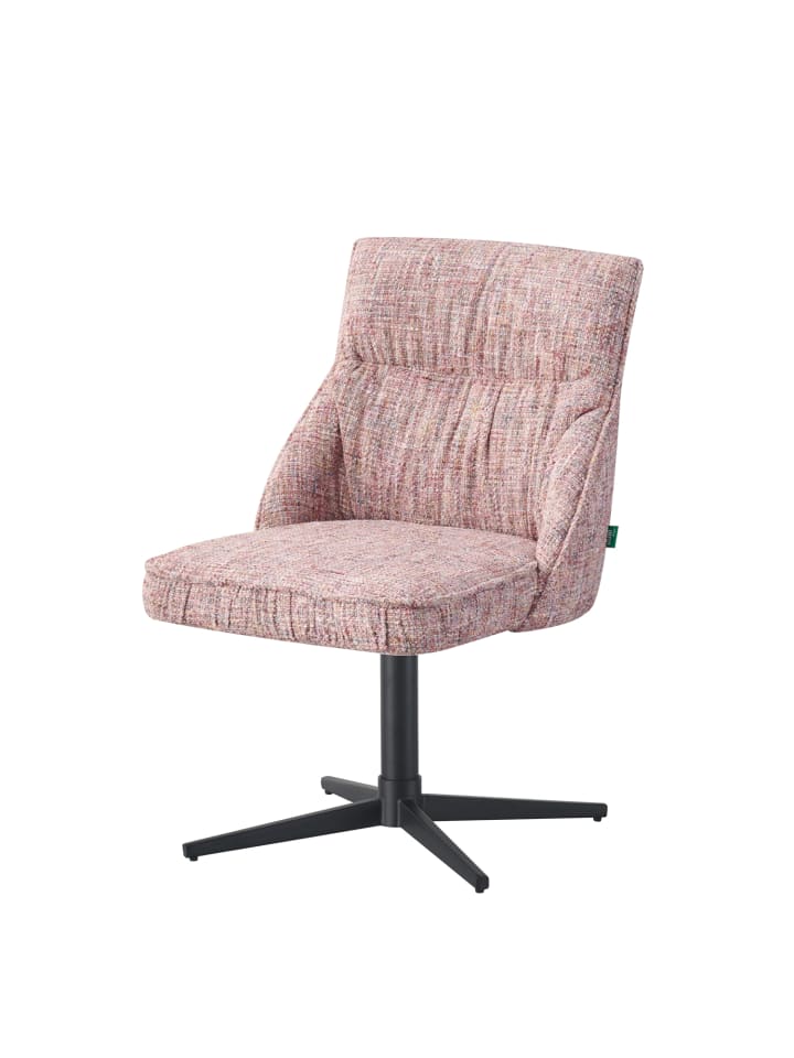 DUBI Möbel 2er-Set: Drehstuhl LORENA in Rosa - (B)49 x (H)83 x  (T)62 cm günstig kaufen onesize