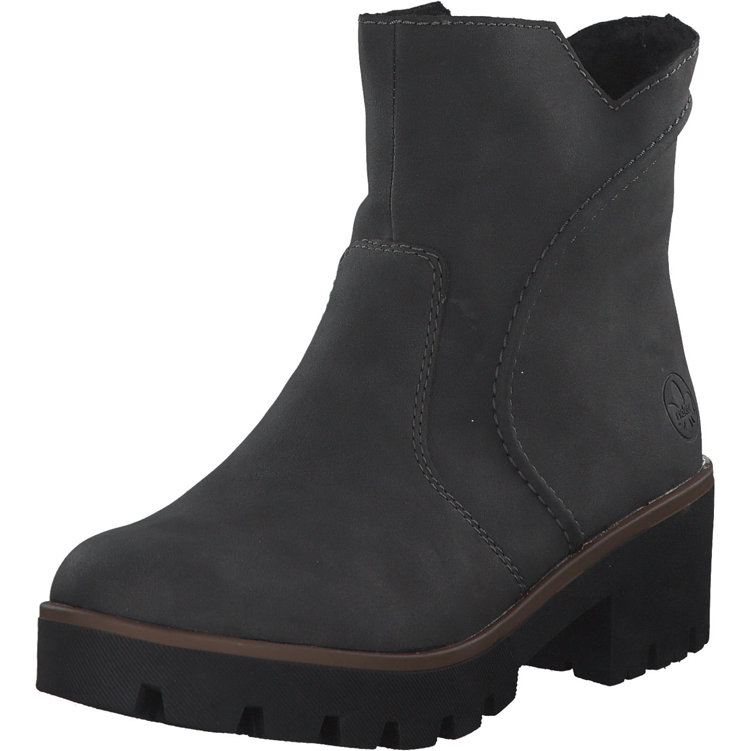 Rieker 79261, Winterstiefeletten, Damen, anthrazit