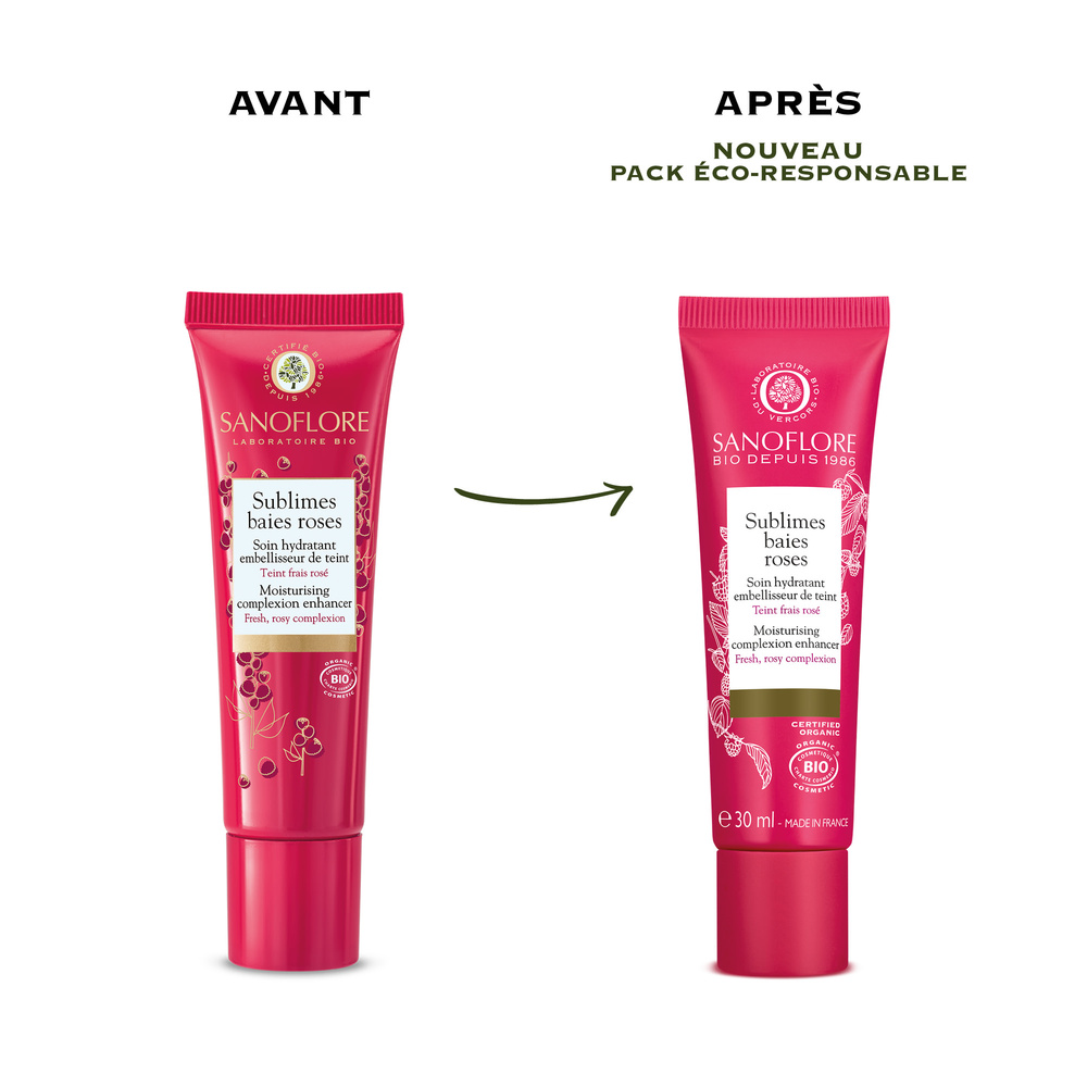 Sanoflore Sublimes Baies Roses Soin hydratant teinté