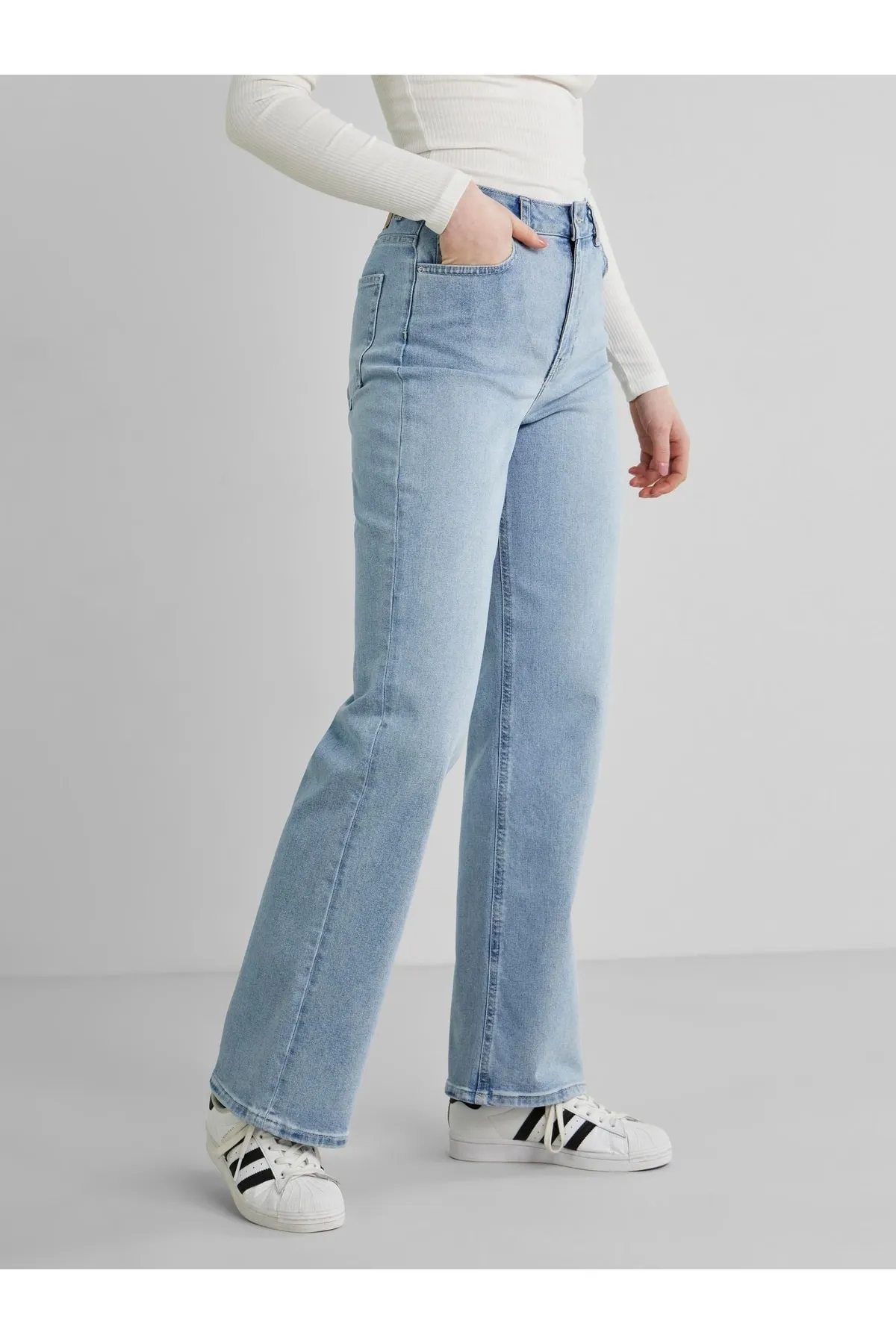 PIECES  Jeans - Dunkelblau - Straight