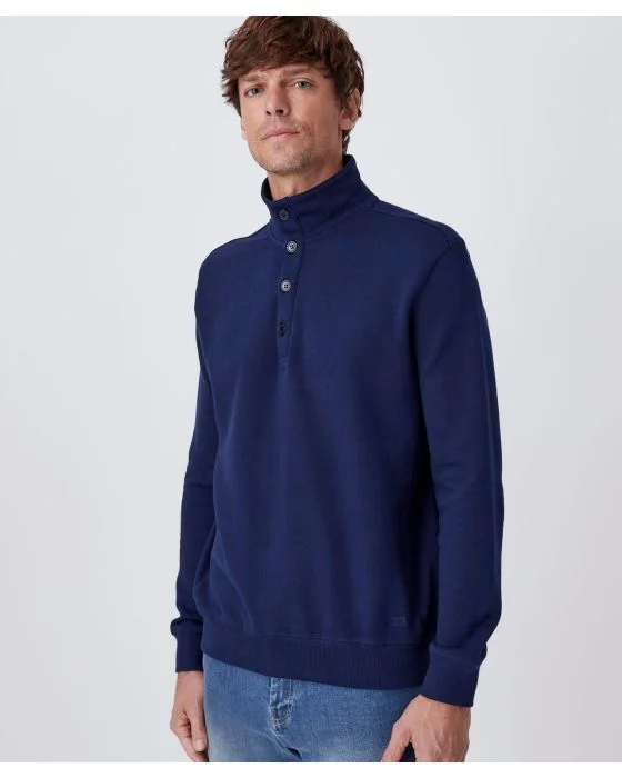 Sweat col montant molleton